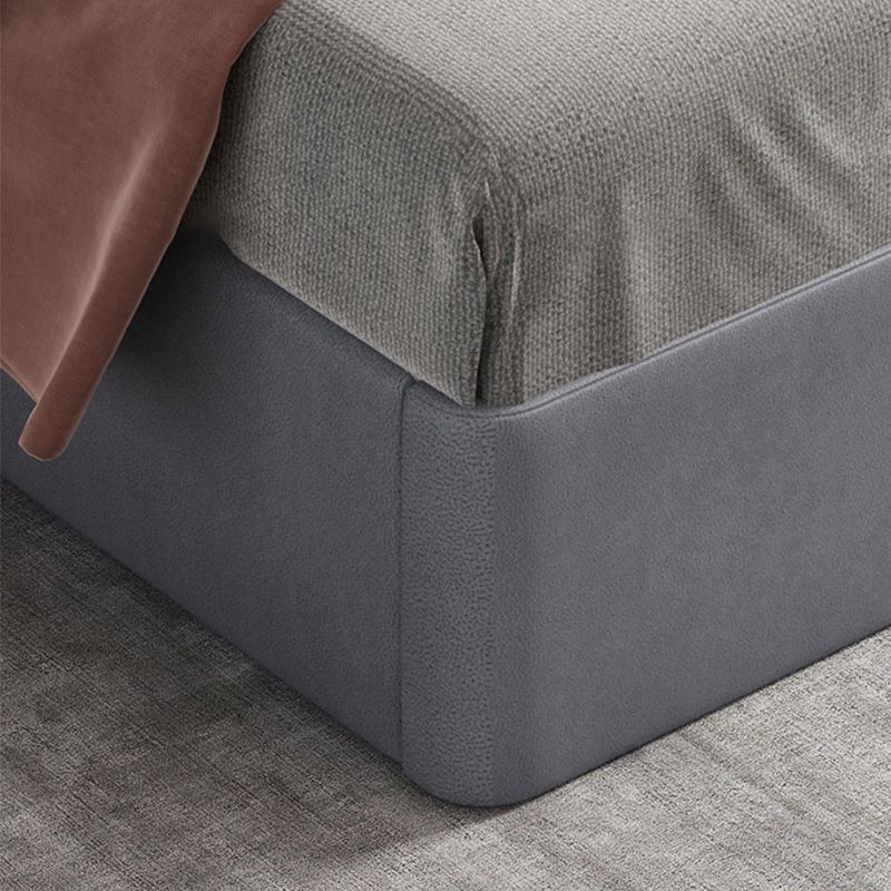 Contemporary Wooden Bed Frame , 6 Inch Platform Bed for Bedroom