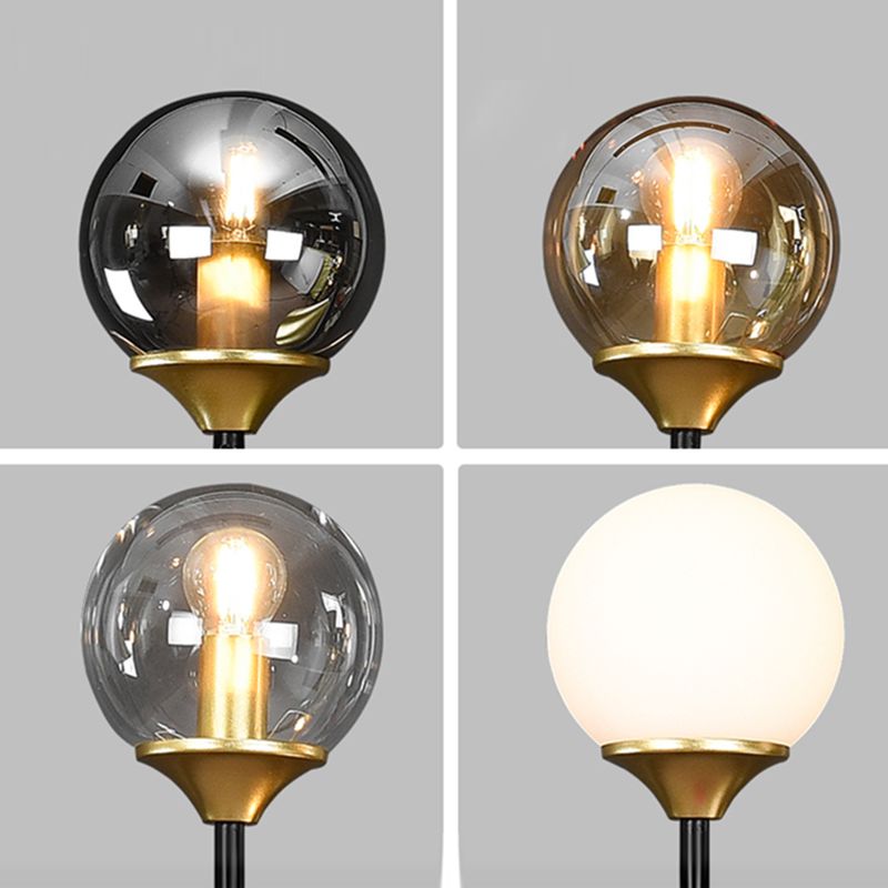 Shaded Island Lighting Fixture Simplicity Glass Island Chandelier for Dinning Room