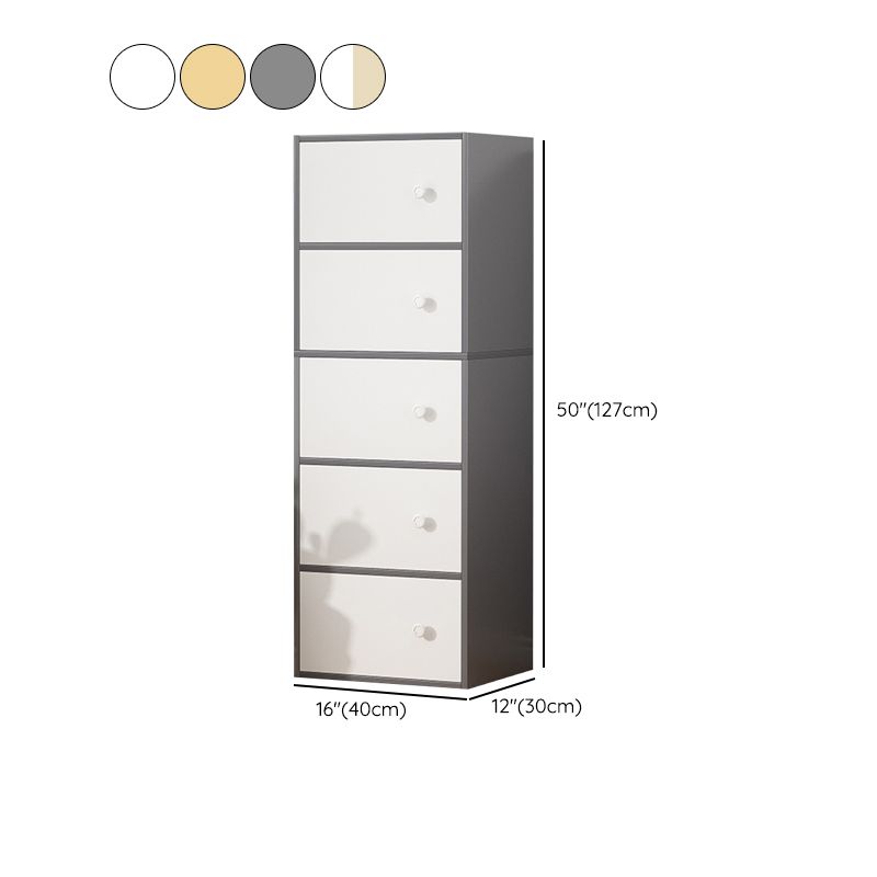 Modern Accent Cabinet Standard No Distressing Wood Cabinet with Doors