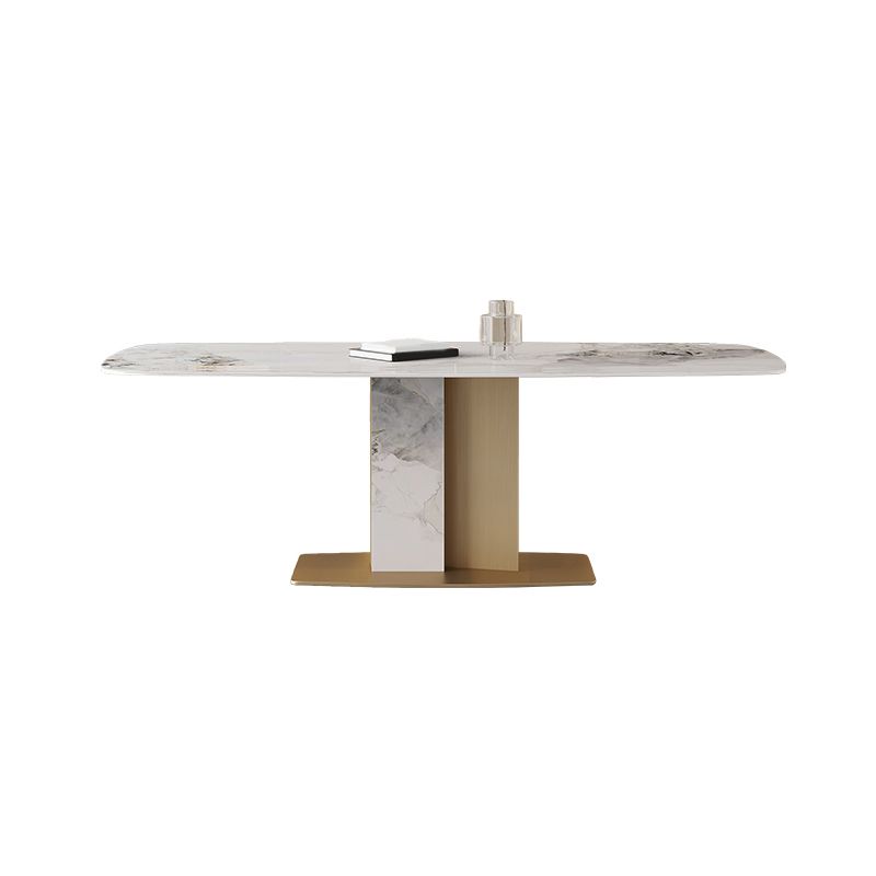 Modern Dining Furniture Set 1/4/5/7 Pcs Sintered Stone Dining Table with Chairs