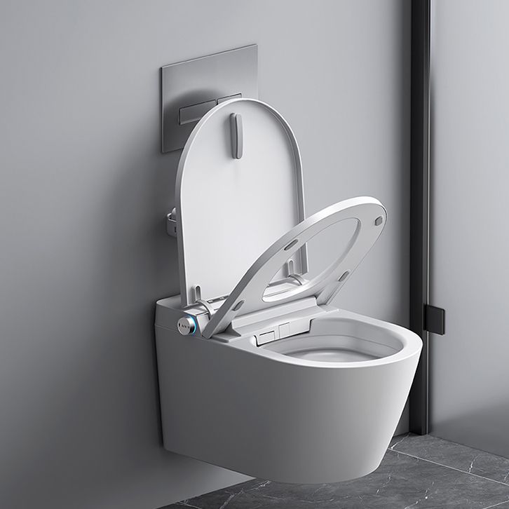 Modern White Wall Mount Urine Toilet Siphon Jet Toilet Bowl with Toilet Seat