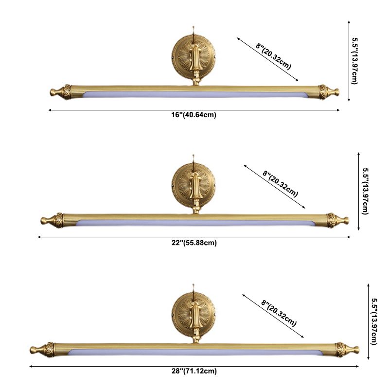 Linear Wall Sconce Lighting Modern Metal 1 Light Sconce Light