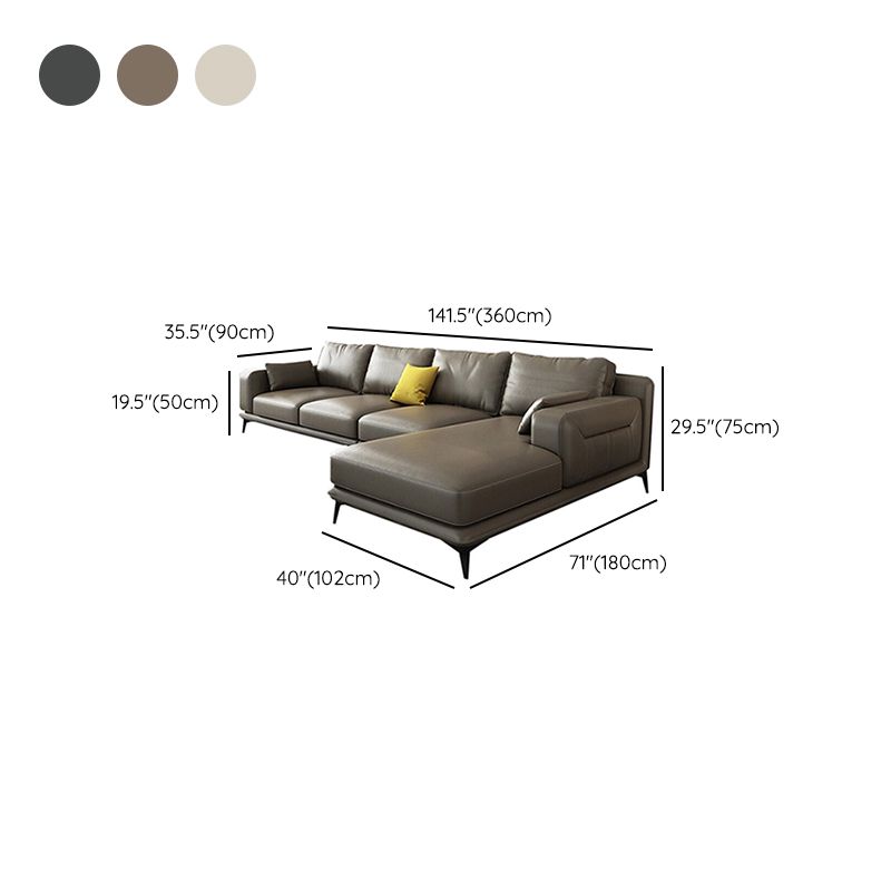 nordic Pillows Recessed Arm Living Room Seating Faux Leather Stationary