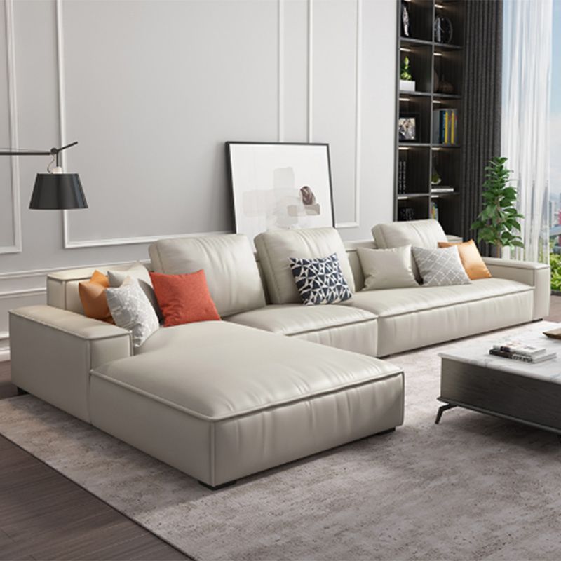 Nordic Style Sofa Bed Sponge/latex Cushion Filled Imitation Leather/sofa