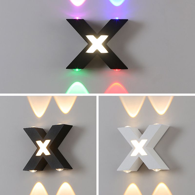 Modern Minimalist Style Wall Sconce Lighting Metal Wall Lighting Ideas for Exterior Wall