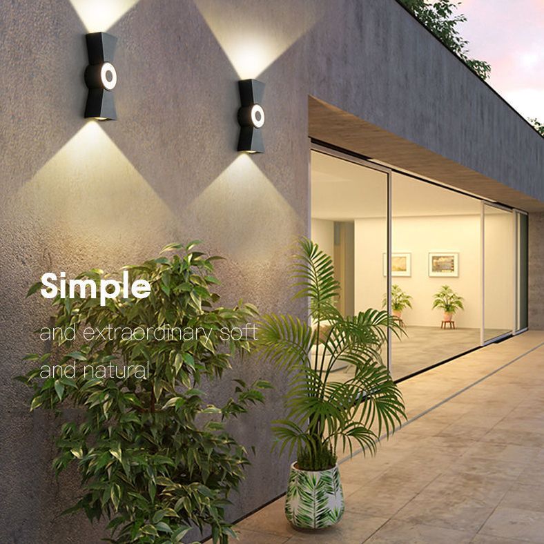 Chinese Knot Shaped Creative LED Wall Lamp Modern Simplicity Style Ambiance Decorative Wall Sconce for Courtyard Aisle