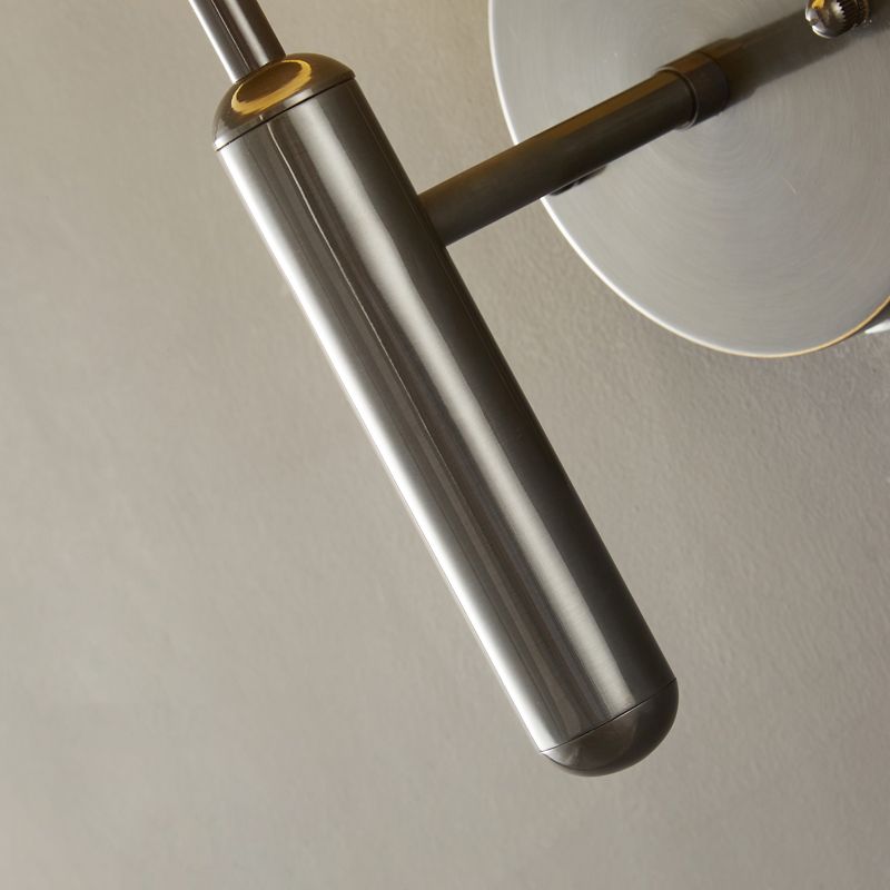 Modern Wall Lamp Minimalist Wall Vanity Lights with Glass Shade for Washroom