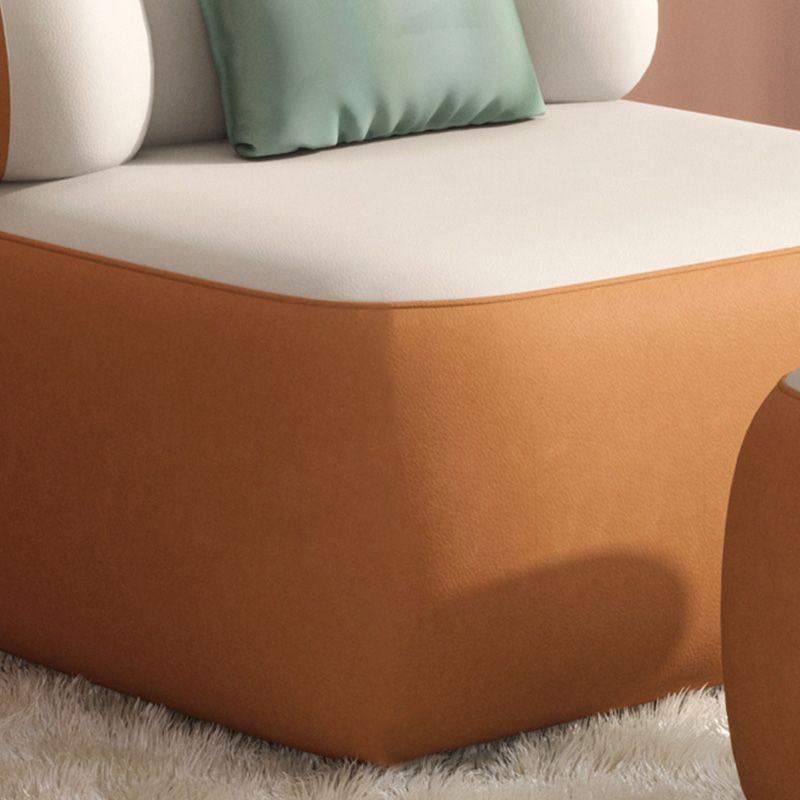 Fixed Back Armless with Fabric Seat Fabric Bedroom Patchwork Accent Chair