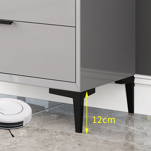 Contemporary Vertical Chest Wood Chest with Drawers for Bedroom