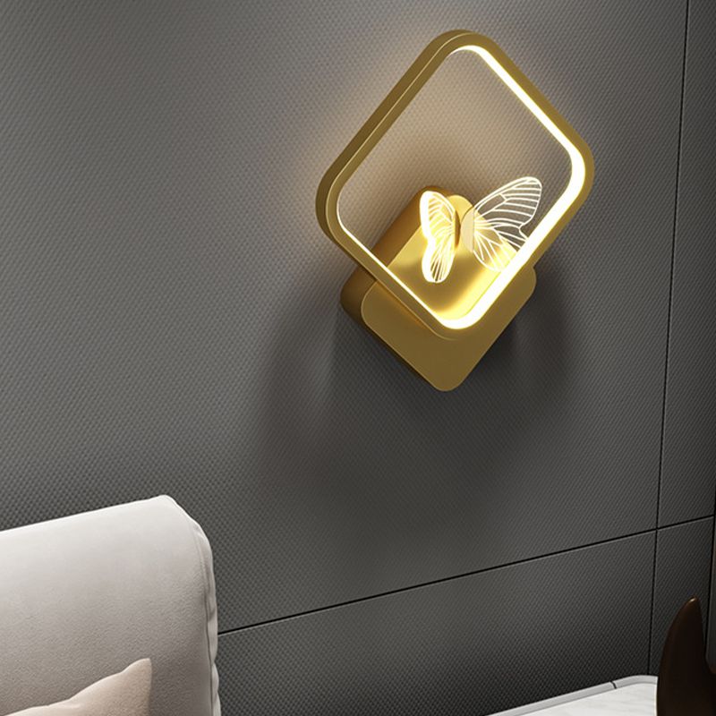Modern Unique Shape Wall Mount Light Fixture 1 Light Wall Light Sconce for Dining Room