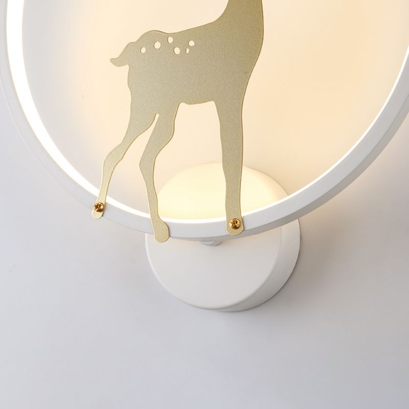 Kids Style Unique Shape Wall Light Metal 1 Light Wall Mounted Light Fixture
