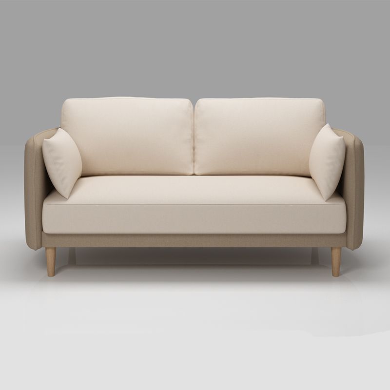 Tuxedo Arm Sofa Scandinavian Fabric Sofa 29.13" D x 31.89" H