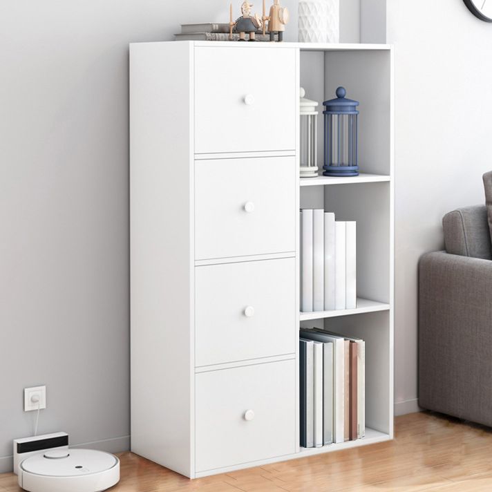 Wooden Bookcase Modern Style Home Office Standard Book Shelf