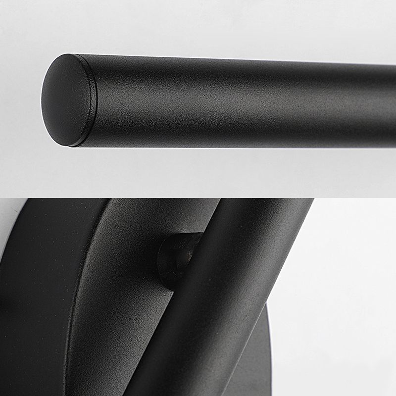 Lampada a parete a LED contemporanea con tonalità acrilica finitura a parete tubata per il bagno, largo 21,5 "/28"/36 "