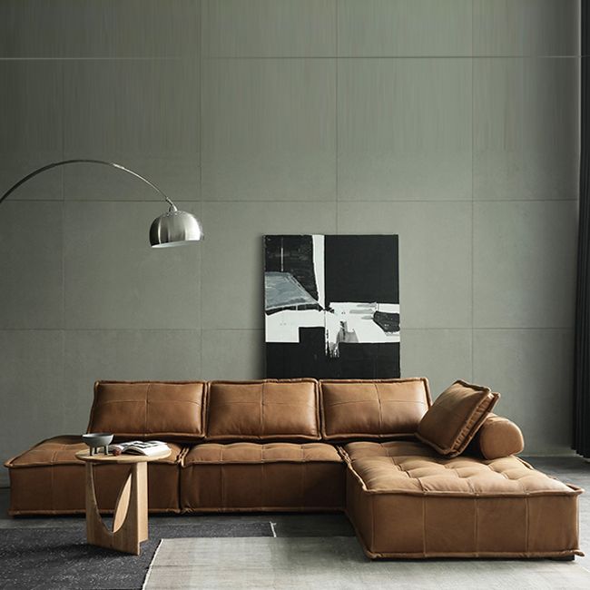 29.92" High Cushions Sofa Mid Century Modern Armless Sofa with Pillows