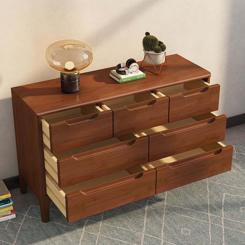 Rectangular Wood Chest Modern Style 5/6/7 - Drawer Accent Chest