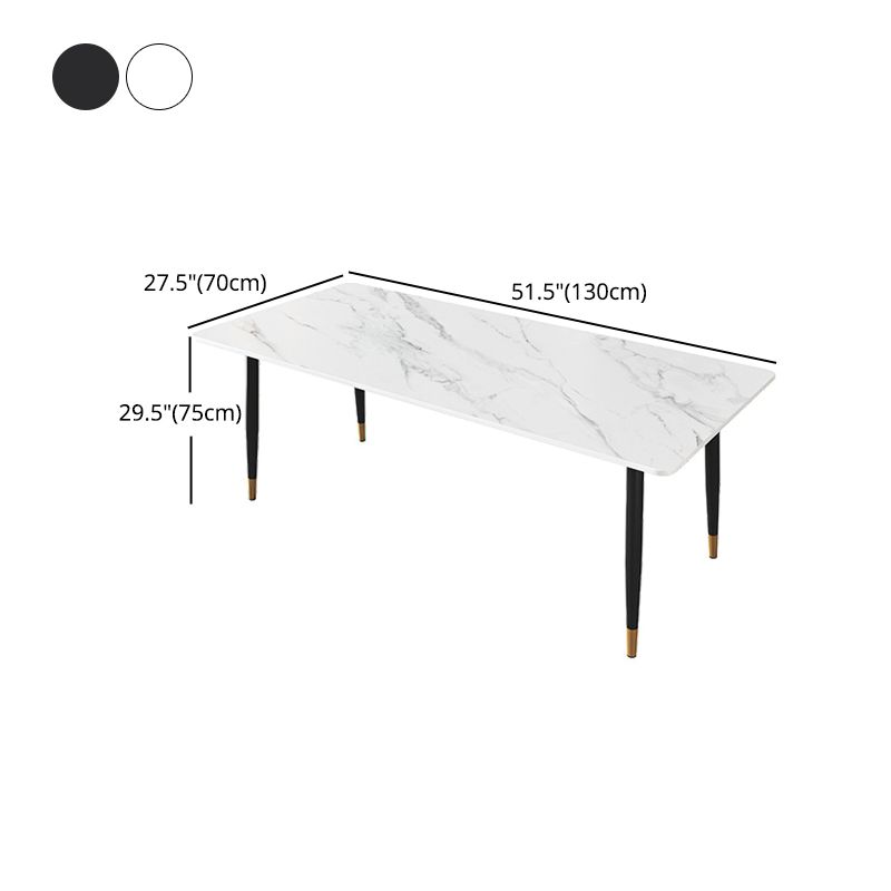 Modern Metal Dining Room Set 1/2/5/7 Pieces Dining Furniture Set