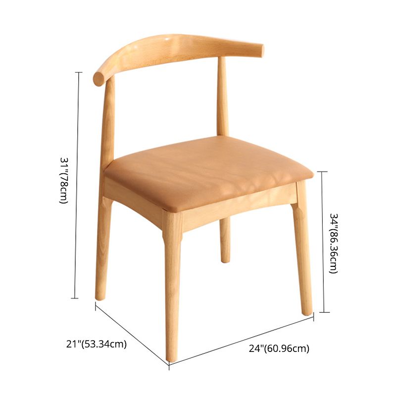 Les chaises de salle à manger de cuisine de style moderne ouvrent l'ensemble de chaise latérale de salle à manger arrière