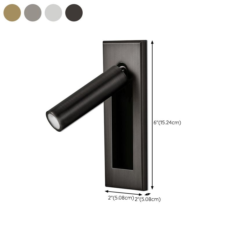1 Light Modern Style Wall Sconce Metal Sconce Light for Bedroom
