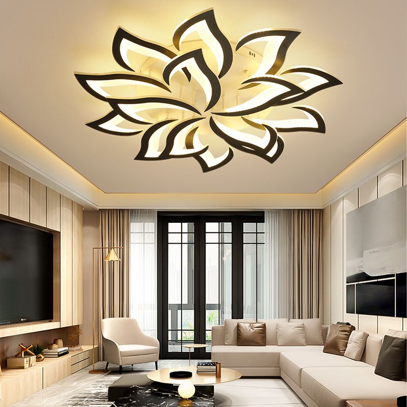 Modern Unique Shape Flush Mount Ceiling Fixture Flush Ceiling Lights for Dining Room