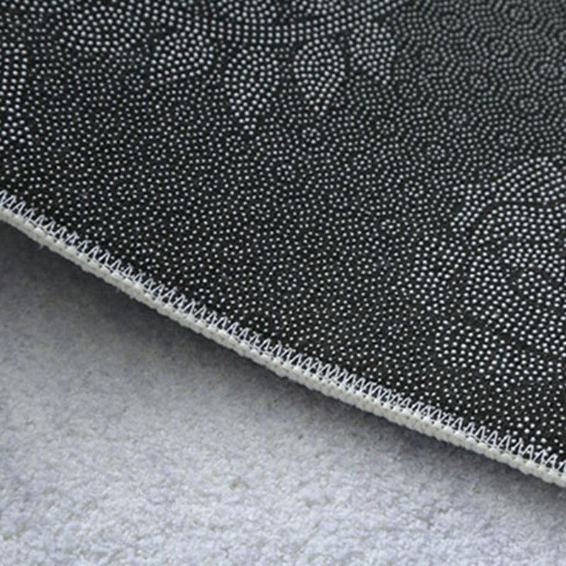 Pink Modern Carpet Polyester Circle Carpet Non-Slip Backing Carpet for Home Decor