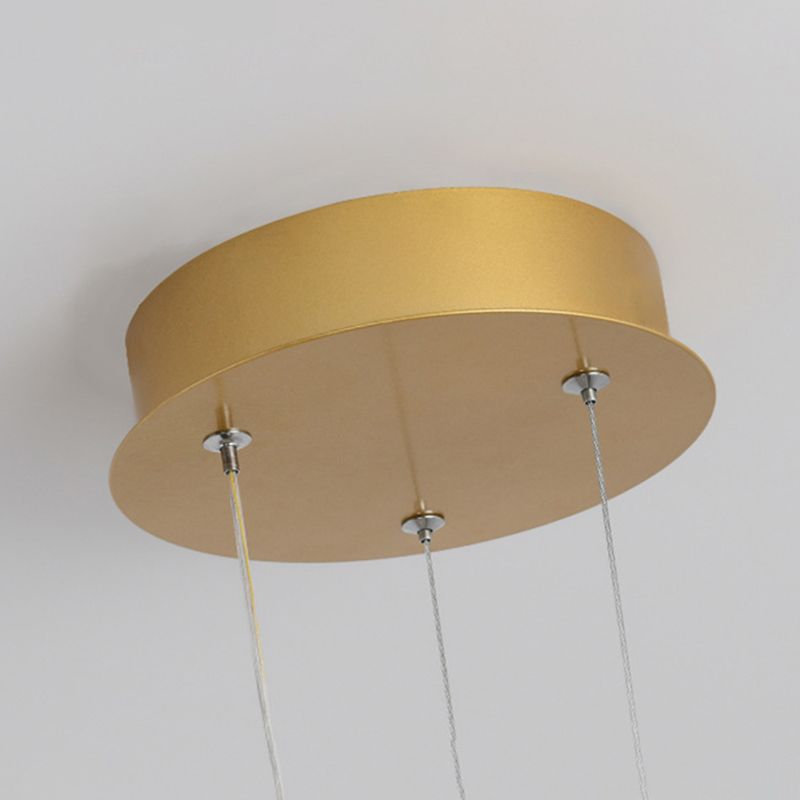 Gold Metal Ceiling Hung Fixtures Contemporary LED Butterfly Pendant Lighting