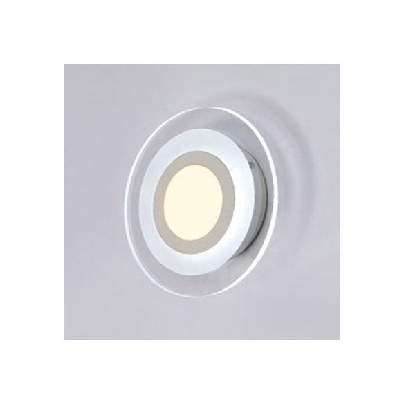 Triángulo/redondo/cuadrado Corredor de pared Lucina Luce de acrílico Lámpara de pared de LED acrílico en cálido/blanco