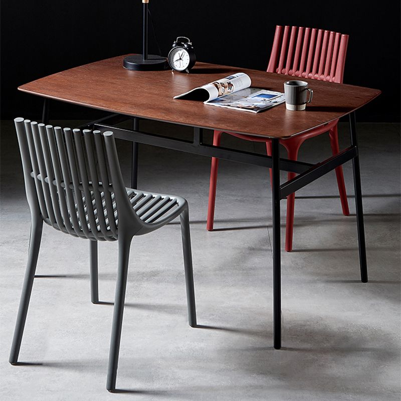 Modern Indoor-Outdoor Chair Plastic Stacking Outdoors Dining Chairs