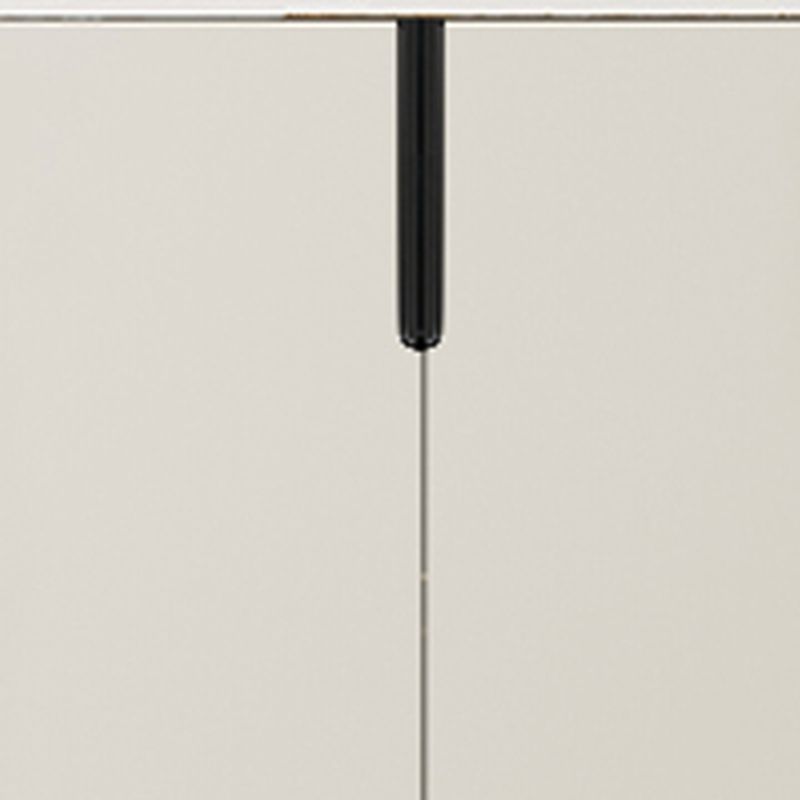 Designer Rectangle Accent Cabinet Bar Pulls Accent Cabinet with Drawer