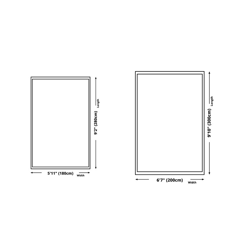 Bohemian Southwestern Print Rug Polyester Indoor Carpet Stain Resistant Area Rug for Living Room