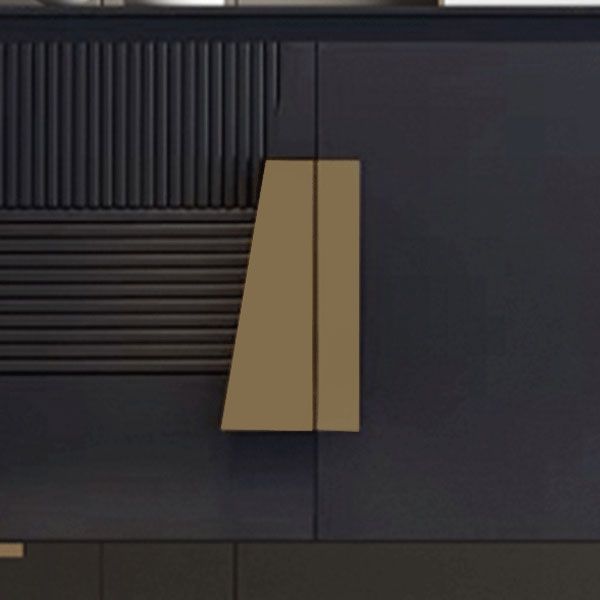 Glam Style Sideboard Wood Side Board with Cabinets and Drawers