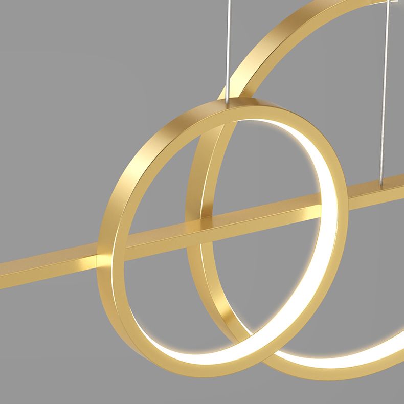 Apparecchi di illuminazione dell'isola lineare Modern Style Metal Kitchen Candant Lights