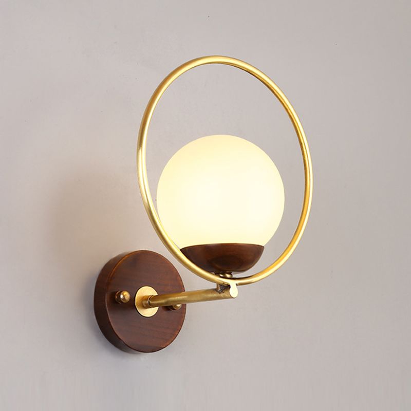 Unique Shape Wall Light Fixture Modern Wood Wall Mounted Lighting for Dining Room