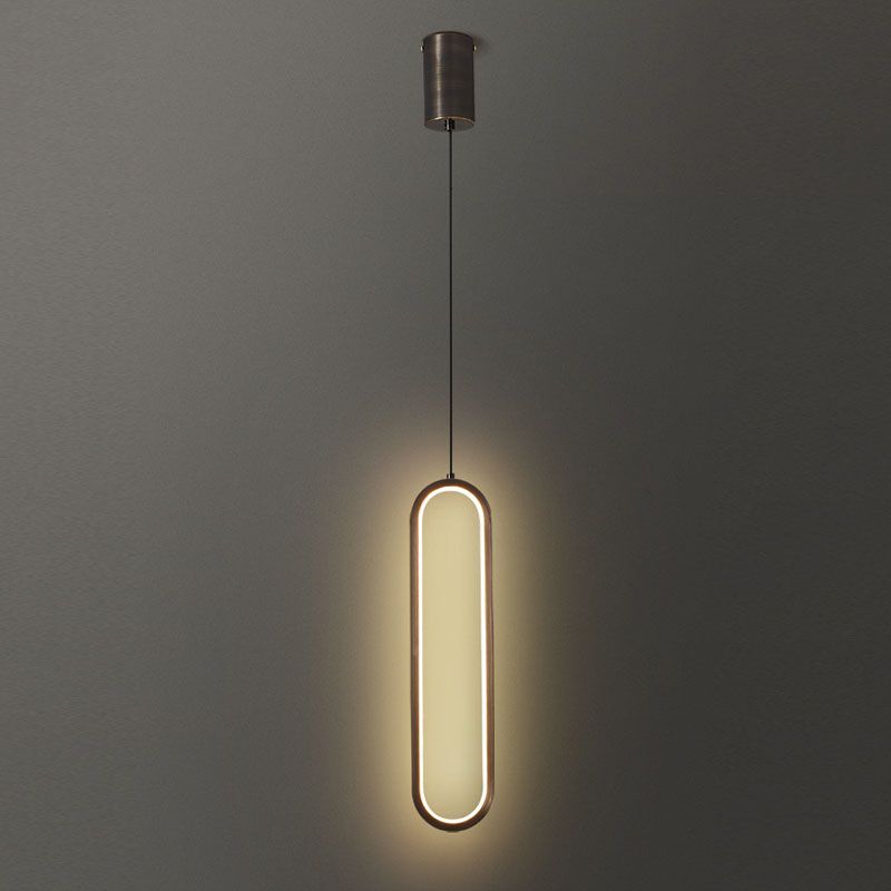 Metall geometrische Deckenhängung Licht moderner Stil 1-Licht-Anhänger Beleuchtungskörper