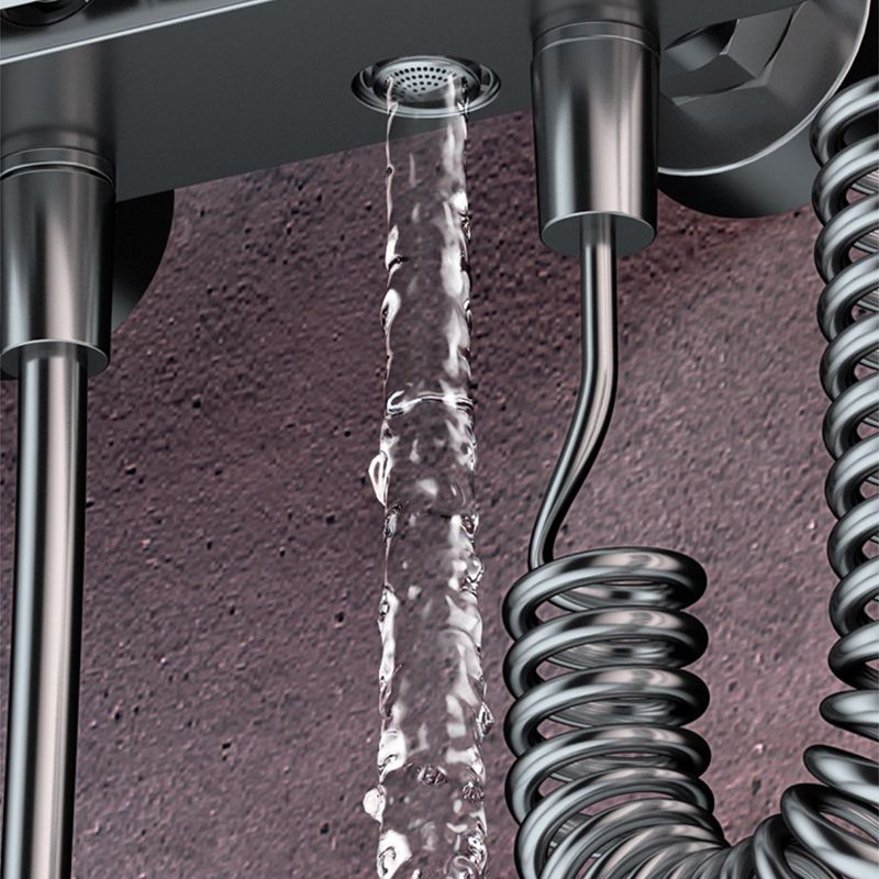 Ellipse Shower Set Intelligent Digital Display Thermostatic Shower Diamond Button