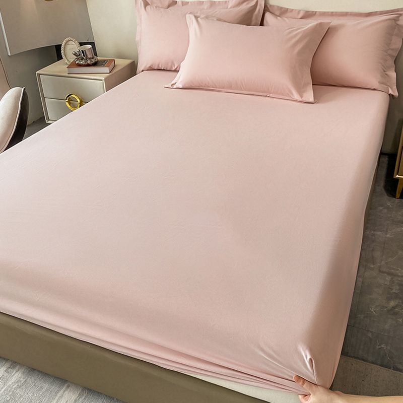Modern Soild Fitted Sheet Cotton Elegand Bed Sheet Set for Bedroom