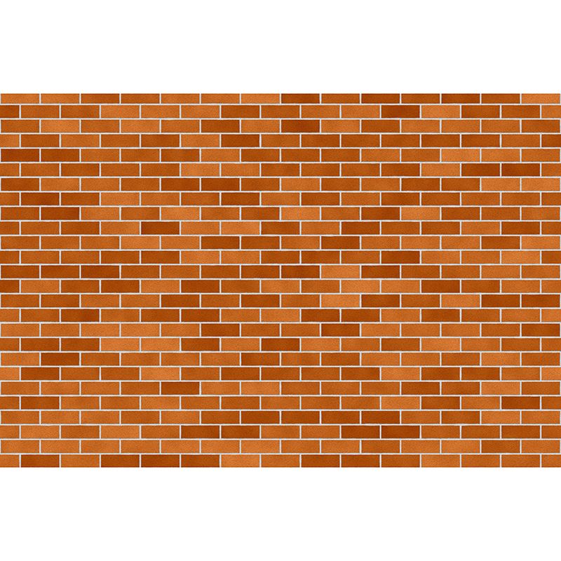Countryside Style Brick Wall Mural Stain Resistant Living Room Wall Decor