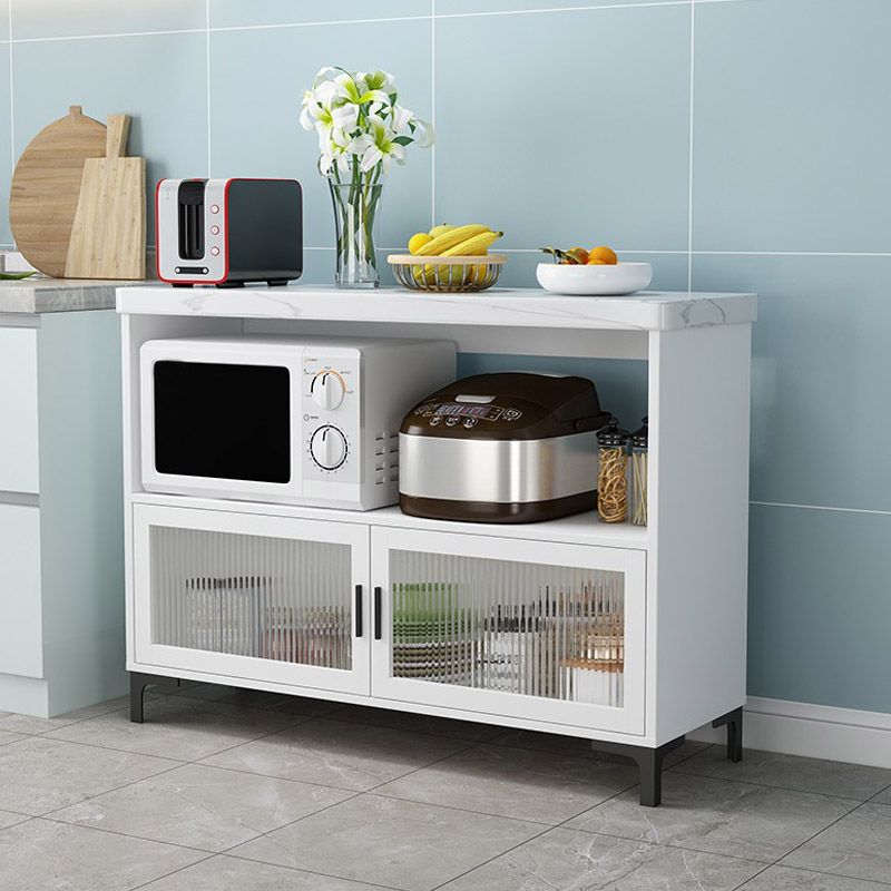 Modern Kitchen Island Table Dining Room Stationary Prep Table