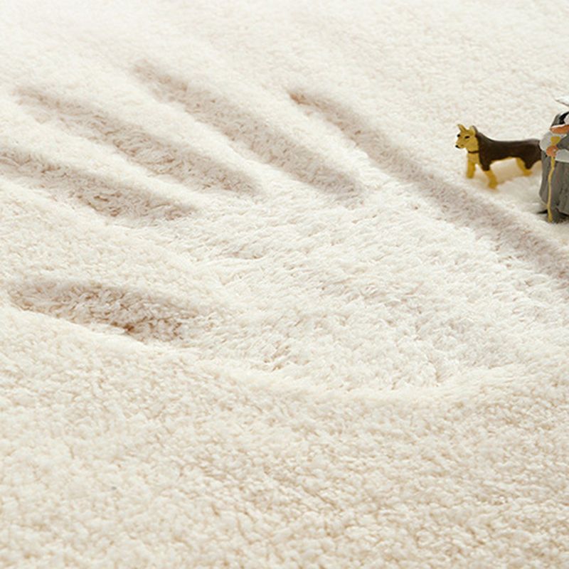 Nordic Color Block Area Carpet Polyester Indoor Rug Non-Slip Backing Rug for Living Room