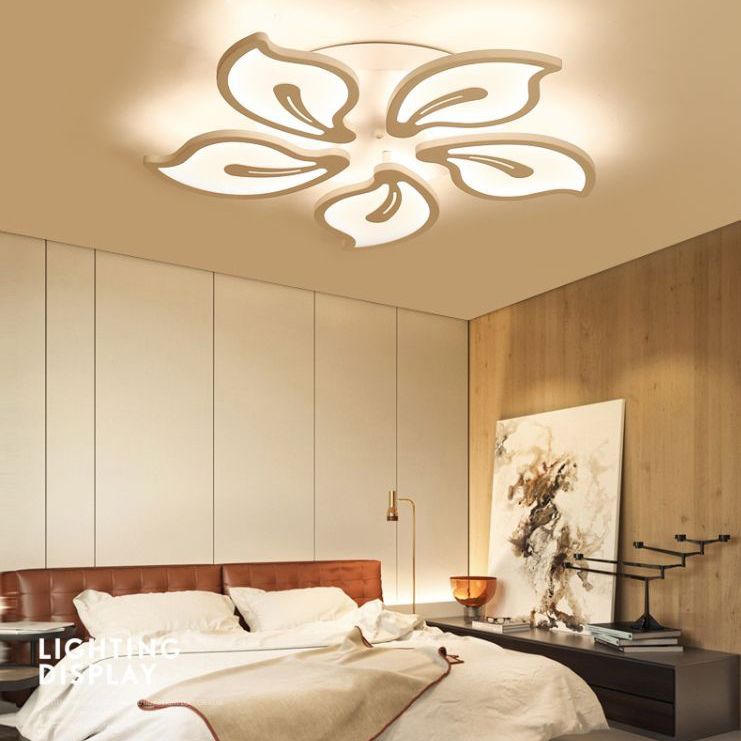 Le plafonnier semi-encastré moderne a mené des lumières menées au plafond semi-encastrées acryliques multi-têtes