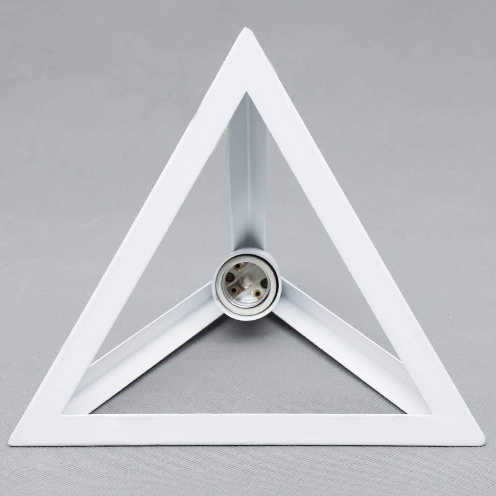 Modern Triangle Hanging Ceiling Light Metal 1 Light Pendant