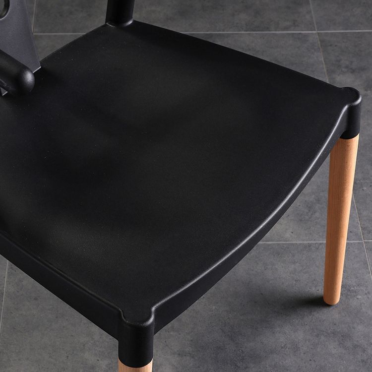 Minimalist Solid Wood Kitchen Dining Arm Chair Bone Fork Dining Arm Chair