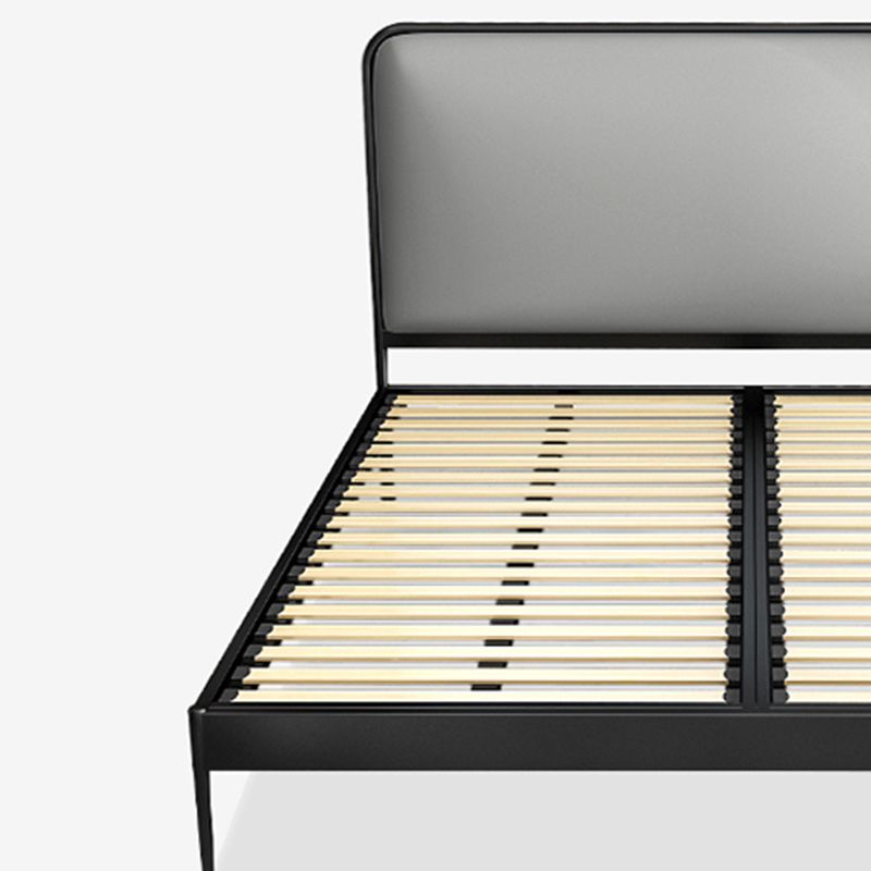 Metal Low Profile Bed Frame 43.31-inch H Wire-Grid Bed with Headboard