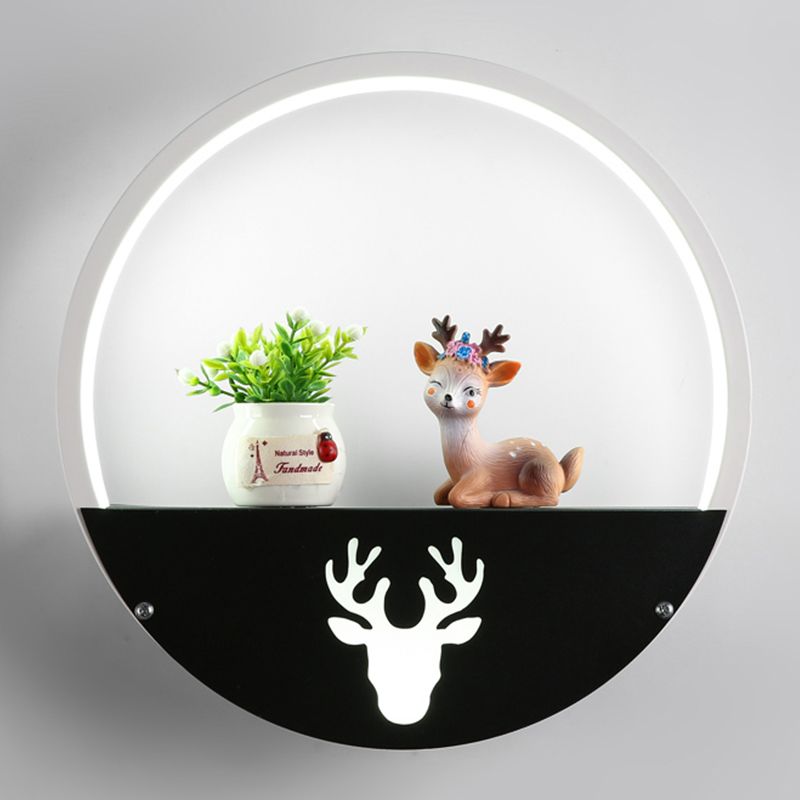 Metal Wall Sconce Lighting Simple LED Sconce Light Fixture for Bedroom