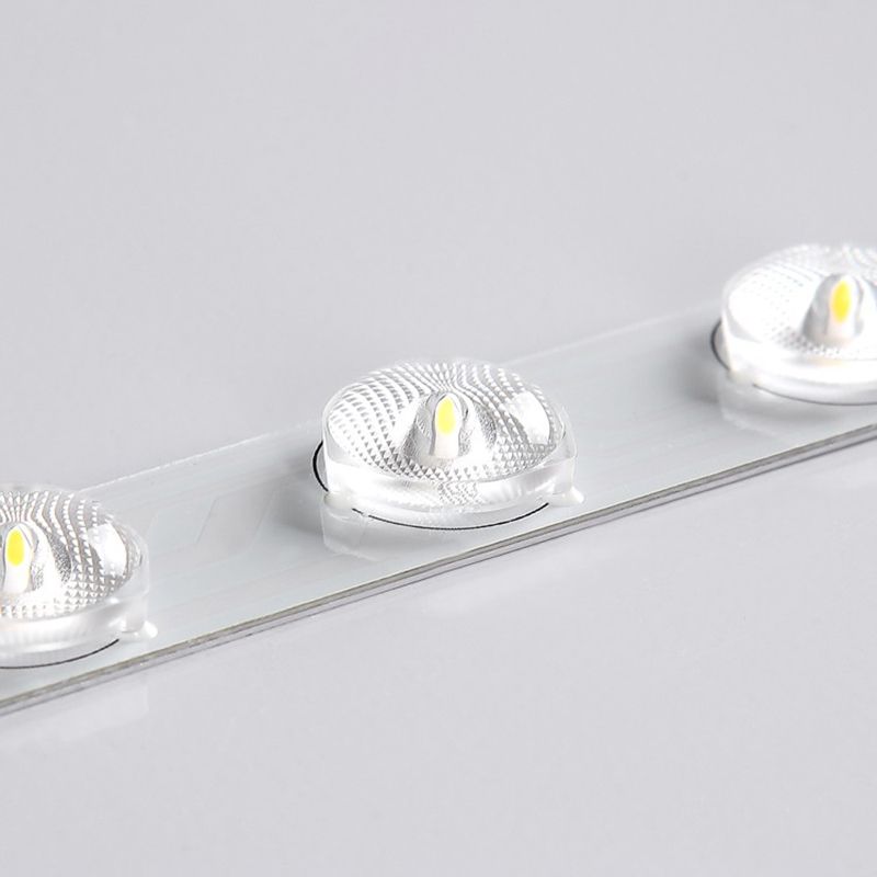 Plafonnier LED en forme de géométrie, Style moderne et Simple, en bois, 2 lumières, encastré, pour le salon
