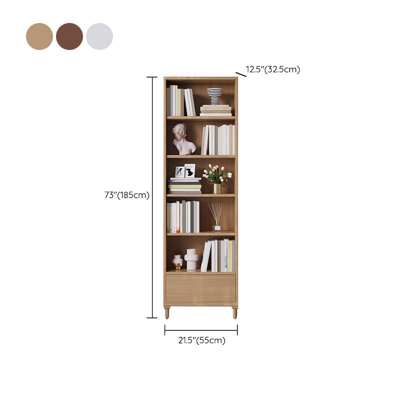 12" Wide Contemporary Shelf Bookcase Shelves Included Bookshelf