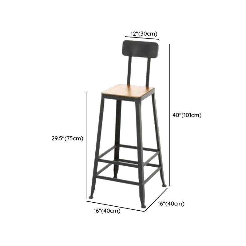 Glam Rectangle Bar Table Set 1/2 Pcs Solid Wood Bar Table Set