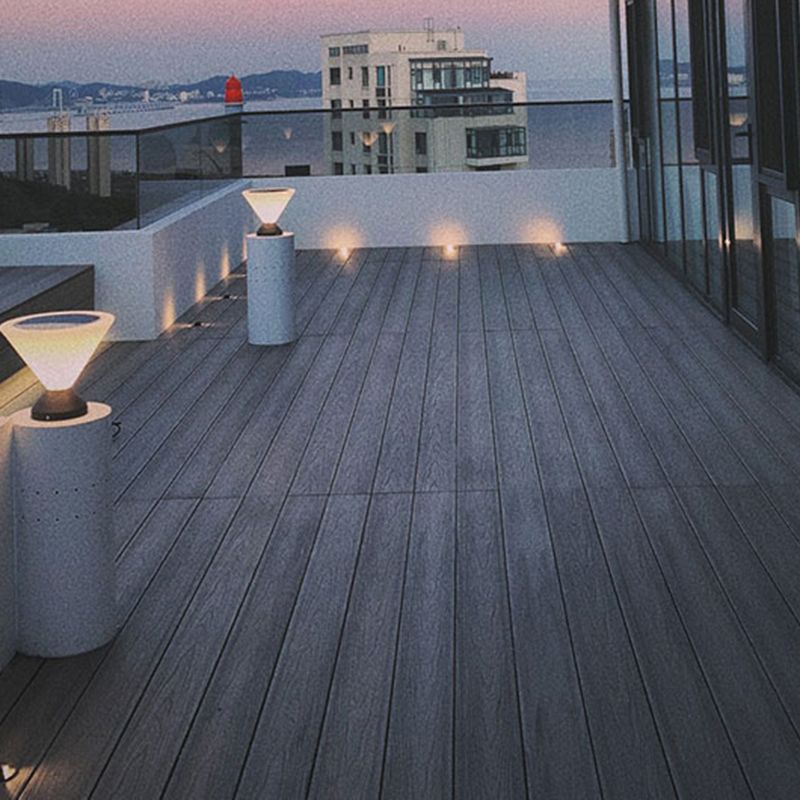 Embossed Nailed Decking Tiles Composite 118" x 5.5" Tile Kit Outdoor Patio