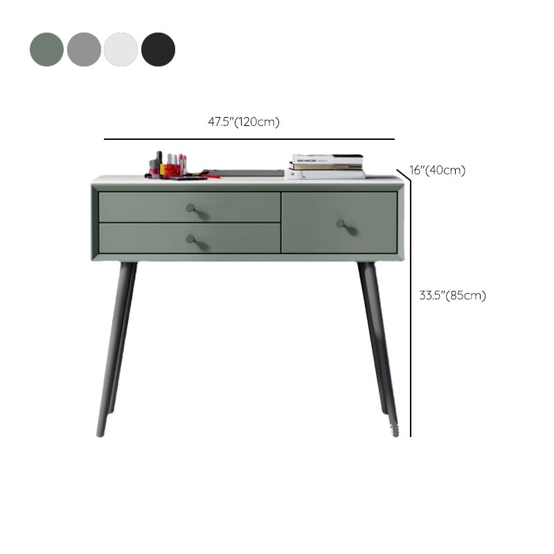 Modern 233.46" Height 3-Drawer Table Top Makeup Vanity for Bedroom