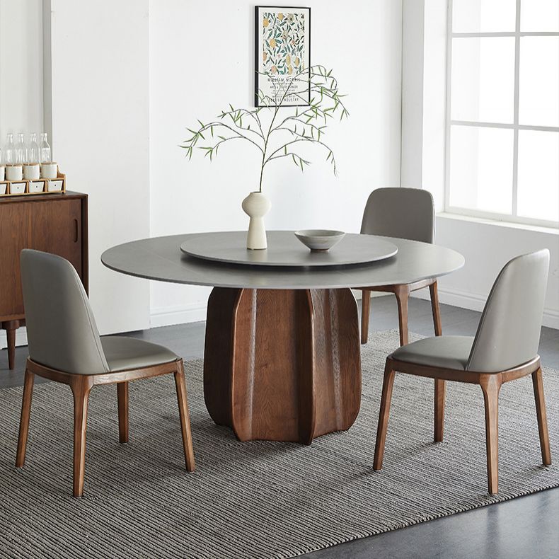 Modern Dining Table Round Sintered Stone Table for Restaurant
